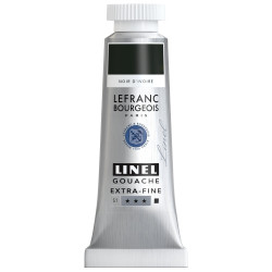 Farba gwasz Linel - Lefranc & Bourgeois - Ivory Black 14 ml
