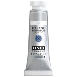 Farba gwasz Linel - Lefranc & Bourgeois - Silver 14 ml