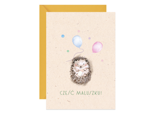 Kartka okolicznościowa A6 - Paperwords - Cześć Maluszku!