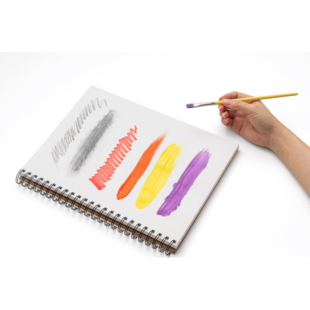 Mixed Media spiral paper pad 22,9 x 30,5 cm - HIMI - 180 g 90 sheets