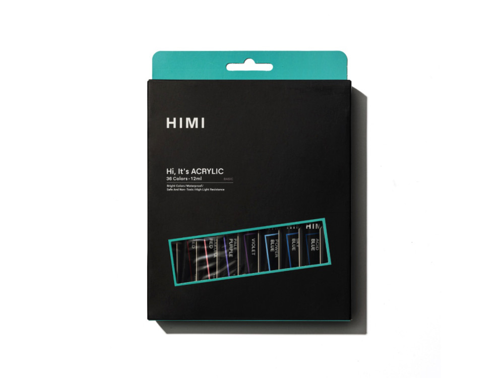 Set of acrylic paints - HIMI - 36 pcs