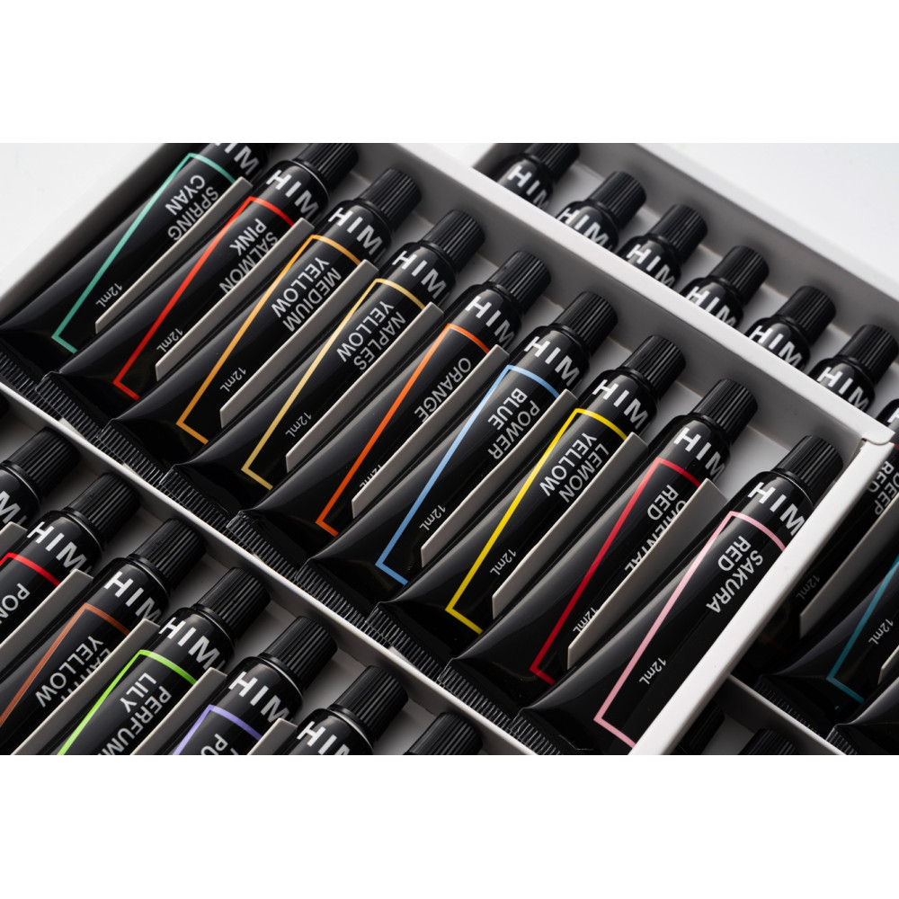 Set of acrylic paints - HIMI - 36 pcs