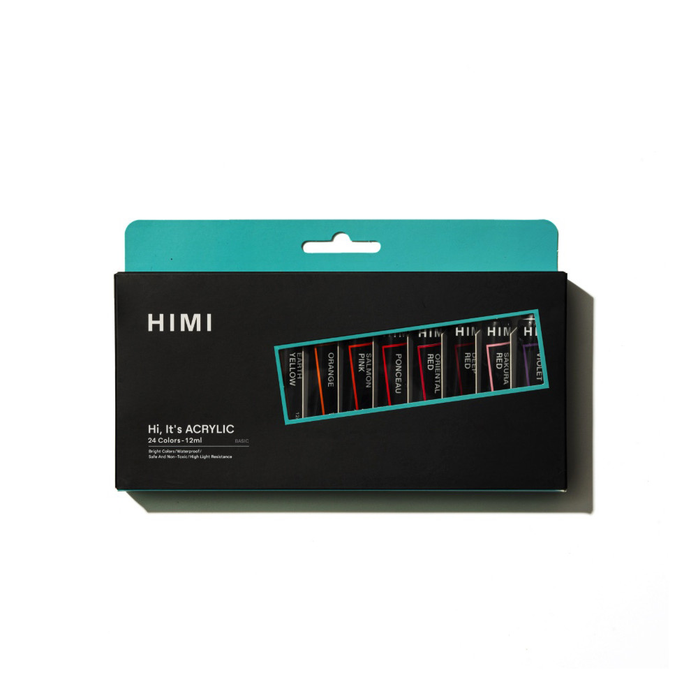 Set of acrylic paints - HIMI - 24 pcs