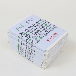 Handmade 100% cotton paper 640 g - Khadi Papers - White A6 10 sheets