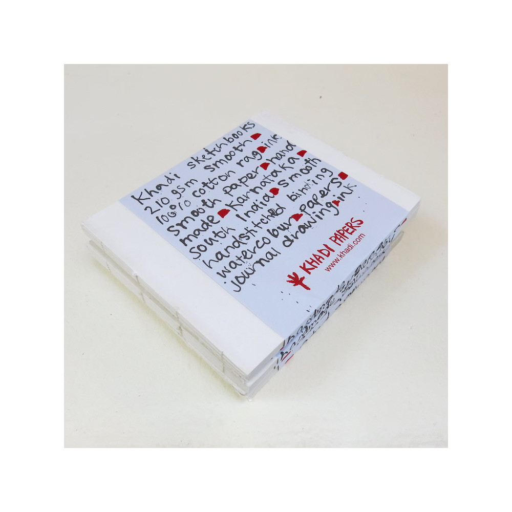 Block Book 100% cotton 210 g - Khadi Papers - Smooth 21 x 25 cm 16 sheets