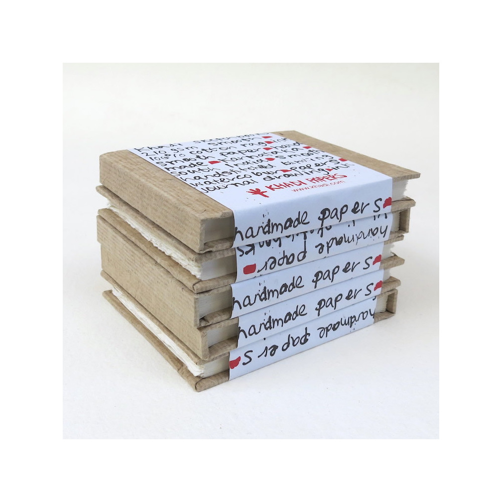 Szkicownik 100% bawełny 210 g - Khadi Papers - Smooth 13 x 16 cm 16 ark.