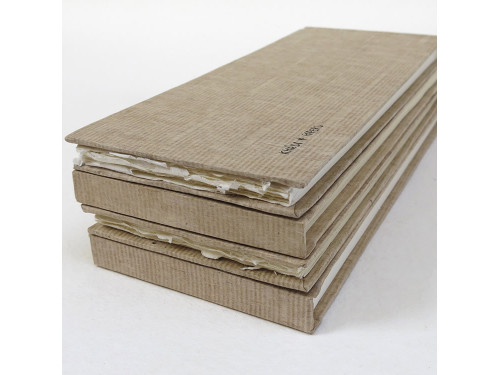Szkicownik 100% bawełny 210 g - Khadi Papers - Smooth 13 x 32 cm 16 ark.