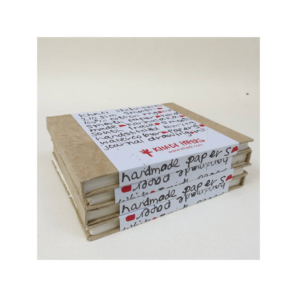 Szkicownik 100% bawełny 210 g - Khadi Papers - Smooth 21 x 25 cm 16 ark.