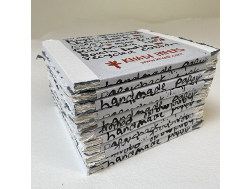 Szkicownik 100% bawełny 150 g - Khadi Papers - 15 x 15 cm 15 ark.