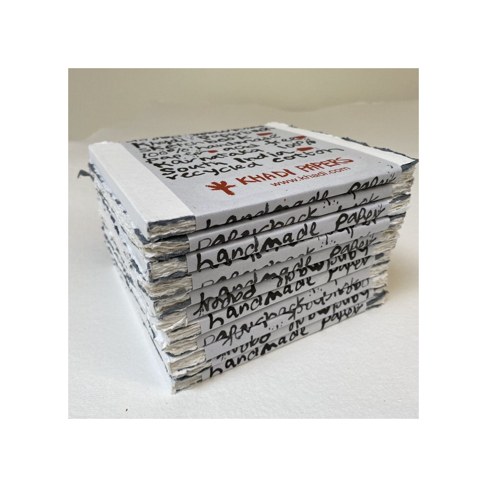 Szkicownik 100% bawełny 150 g - Khadi Papers - 15 x 15 cm 15 ark.