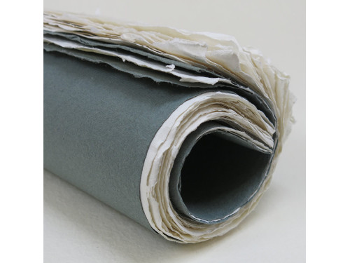 Zwijany szkicownik 100% bawełny 100 g - Khadi Papers - Rough 21 x 21 cm 19 ark.