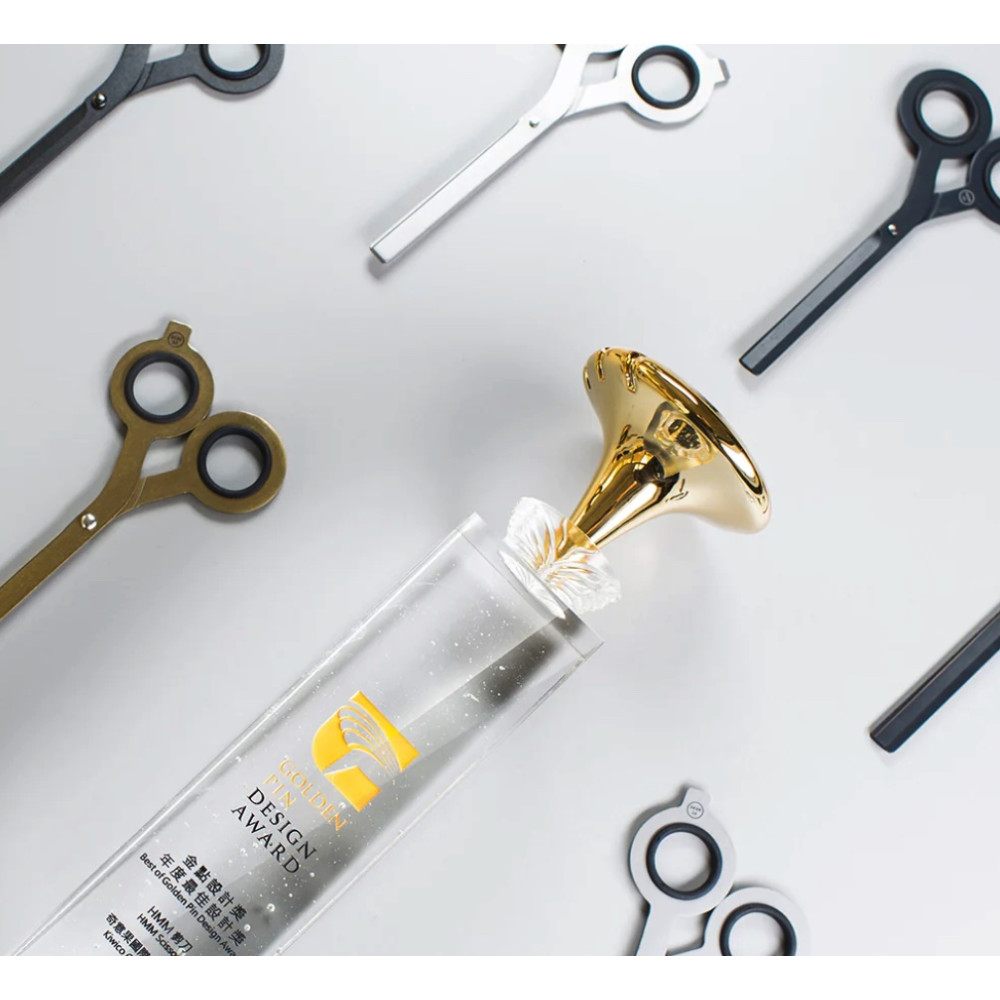 2 in 1 scissors with base - HMM - Black