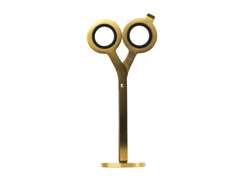 2 in 1 scissors with base - HMM - Gold