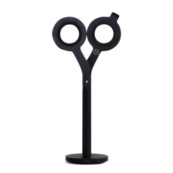 2 in 1 scissors with base - HMM - Black
