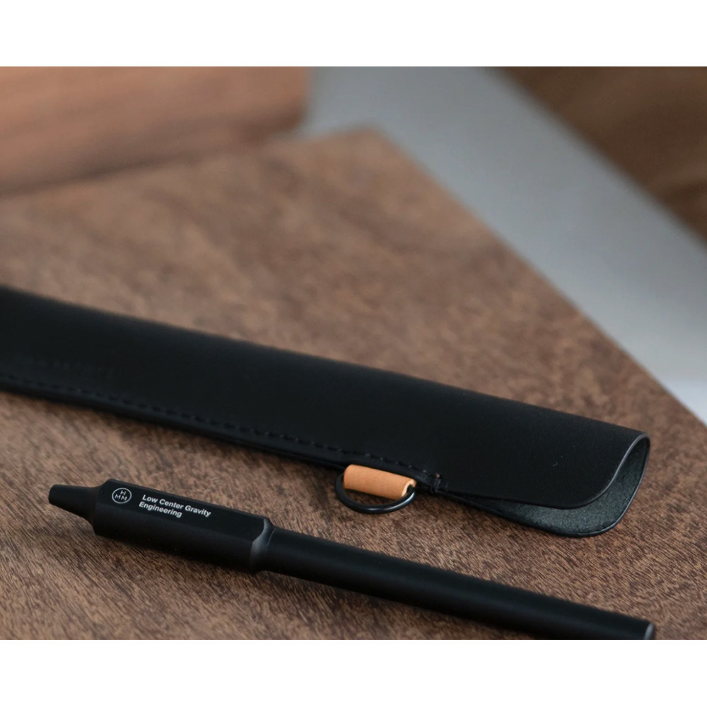 Skórzane etui na długopis - HMM - Black