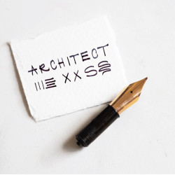 Fountain pen nib Architect BB - Tom's Studio
