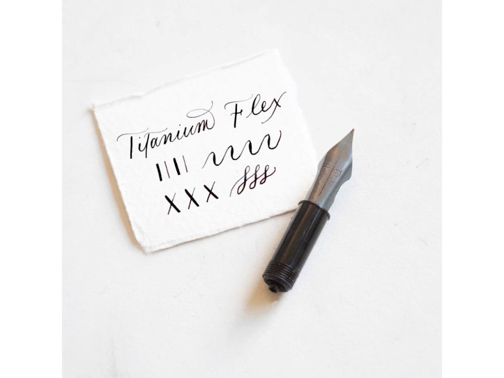 Fountain pen nib Titanium Flex - Tom's Studio