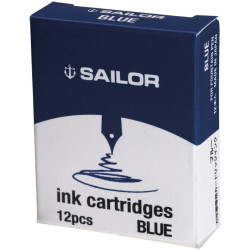 Ink cartridges - Sailor - Blue 12 pcs