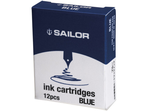 Naboje atramentowe - Sailor - Blue 12 szt.