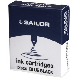 Ink cartridges - Sailor - Blue Black 12 pcs