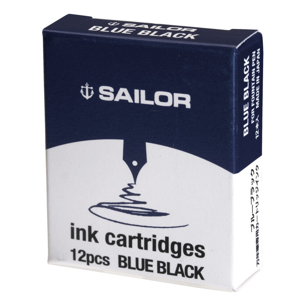 Ink cartridges - Sailor - Blue Black 12 pcs