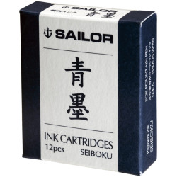 Naboje atramentowe Sei-Boku - Sailor - Blue 12 szt.