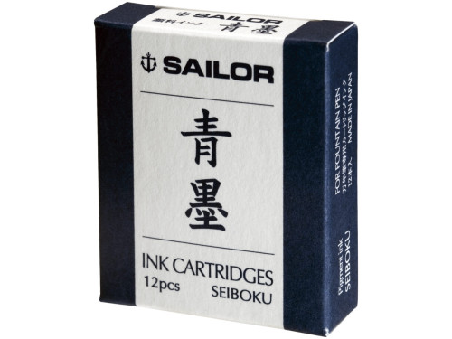 Sei-Boku Ink cartridges - Sailor - Blue 12 pcs