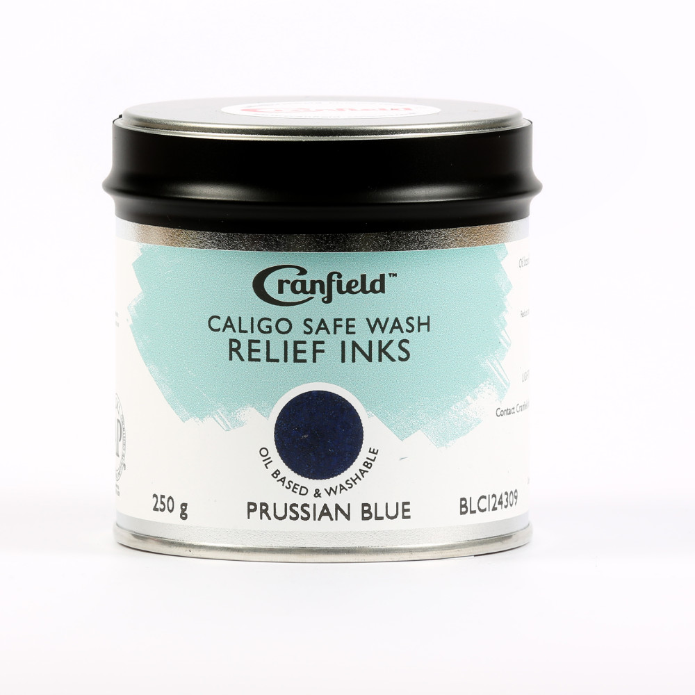 Tusz Caligo Safe Wash Relief - Cranfield - Prussian Blue 250 g