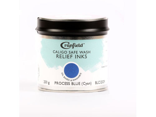 Tusz Caligo Safe Wash Relief - Cranfield - Process Blue Cyan 250 g