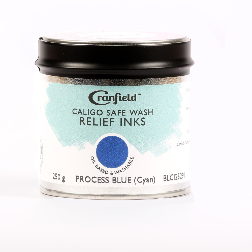Tusz Caligo Safe Wash Relief - Cranfield - Process Blue Cyan 250 g