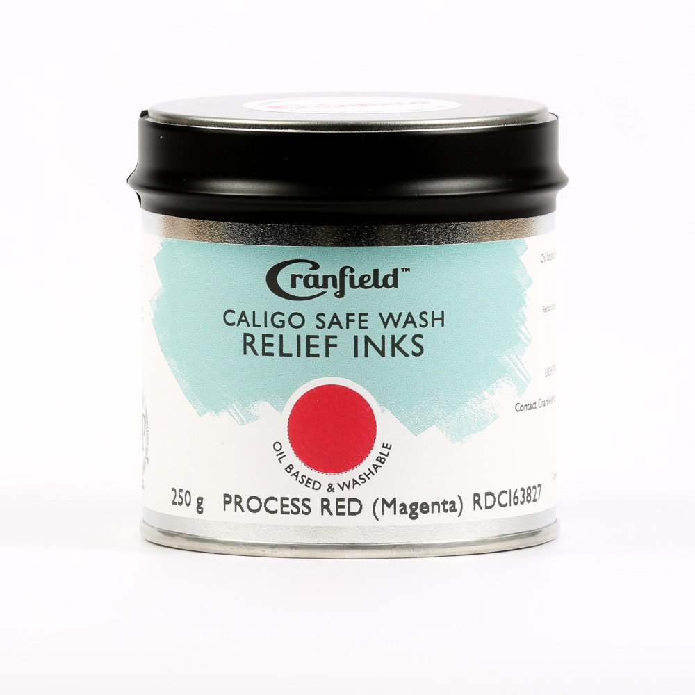 Tusz Caligo Safe Wash Relief - Cranfield - Process Red Magenta 250 g