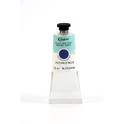 Tusz Caligo Safe Wash Relief - Cranfield - Phthalo Blue 75 ml