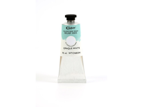 Tusz Caligo Safe Wash Relief - Cranfield - Opaque White 75 ml