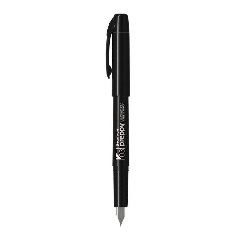 Pióro wieczne Preppy 900 - Platinum - Black F