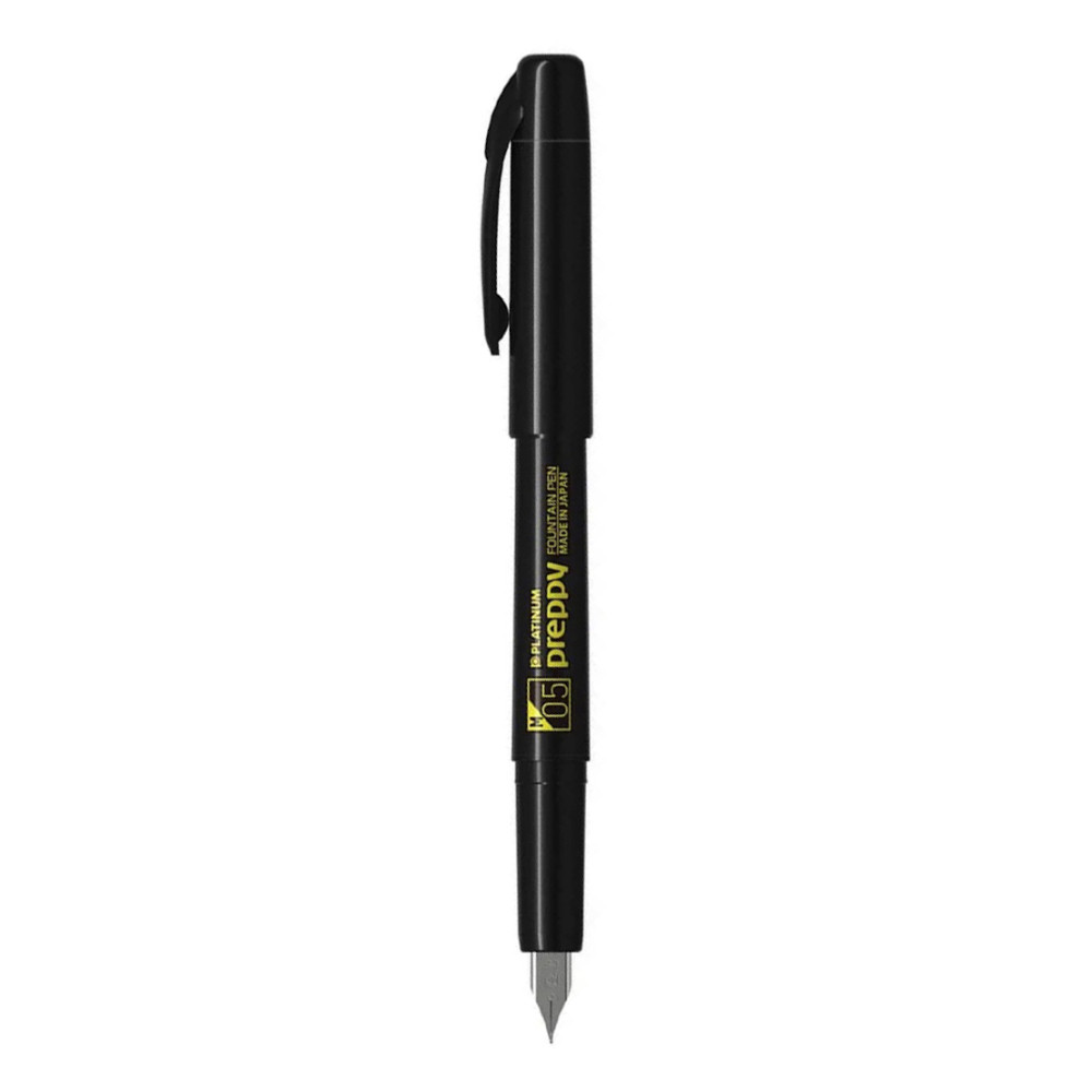 Fountain pen Preppy 900 - Platinum - Black M