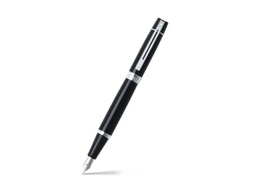 Pióro wieczne 300 - Sheaffer - Black Chrome Trim F