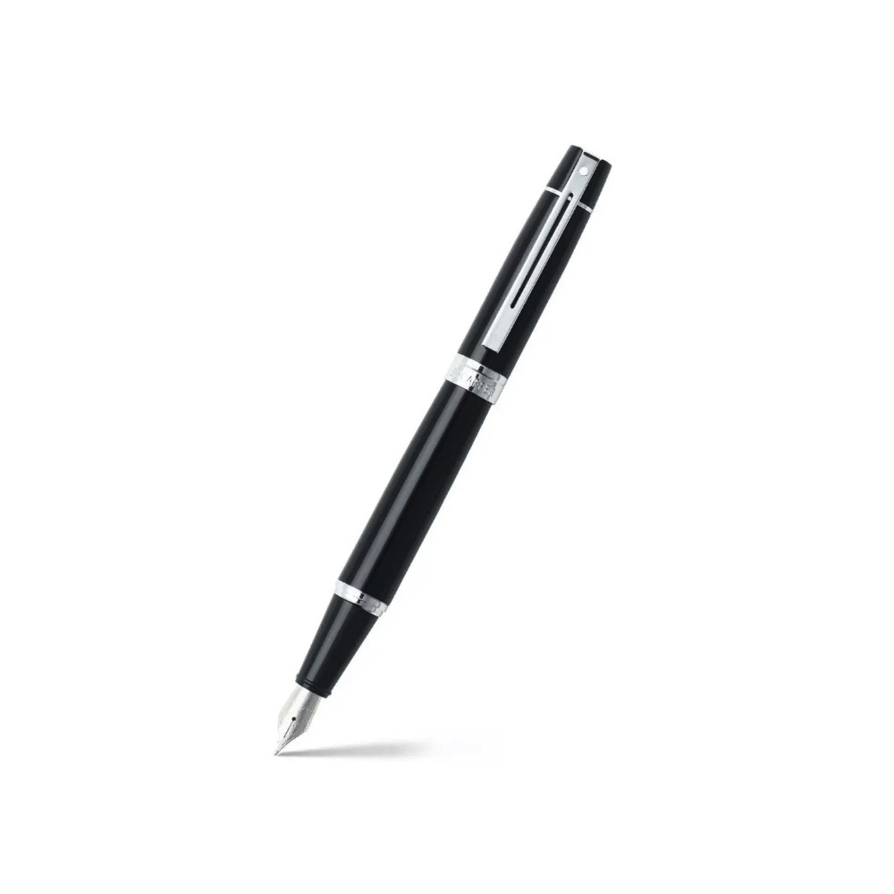 Pióro wieczne 300 - Sheaffer - Black Chrome Trim F