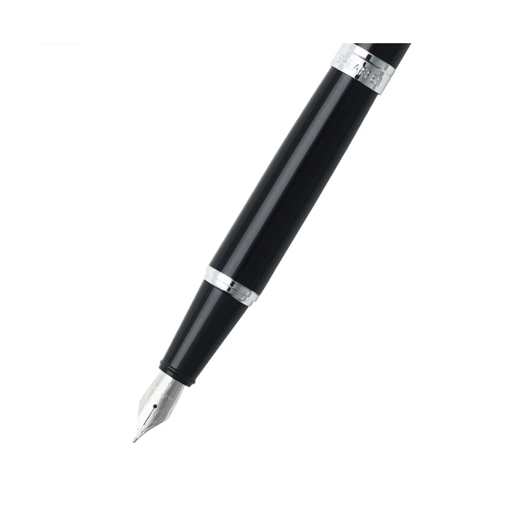 Pióro wieczne 300 - Sheaffer - Black Chrome Trim F