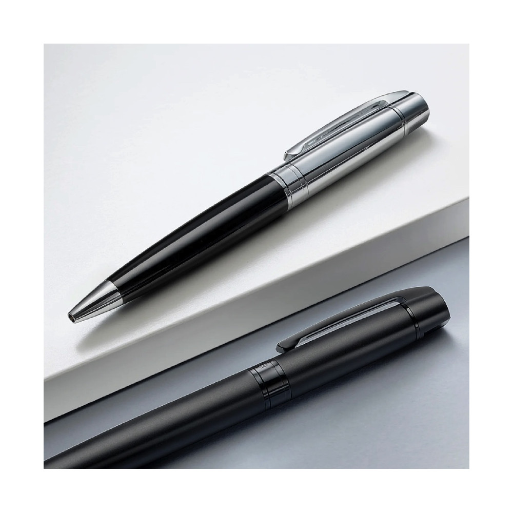 Pióro kulkowe 300 - Sheaffer - Black and Chrome
