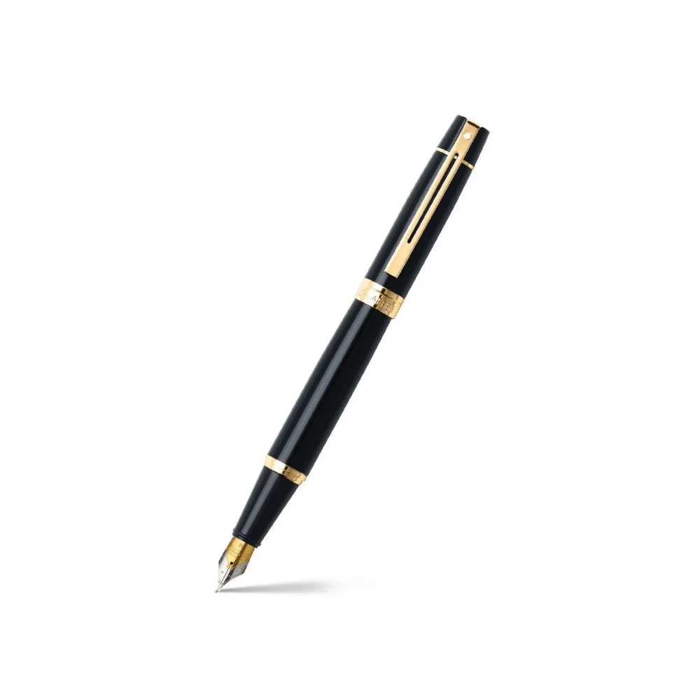 Fountain pen 300 - Sheaffer - Black Gold Trims F