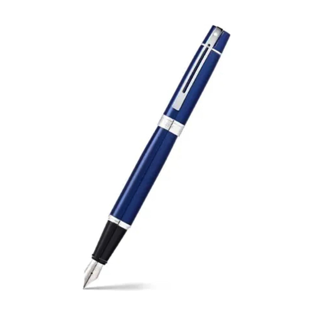 Fountain pen 300 - Sheaffer - Blue Chrome Trims F