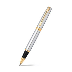 Pióro kulkowe 300 - Sheaffer - Bright Chrome Gold Trim