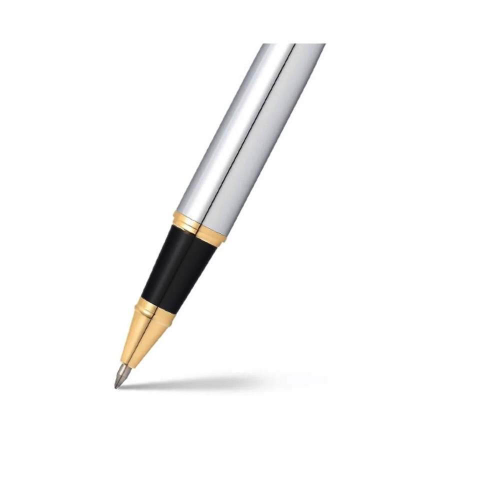 Rollerball pen 300 - Sheaffer - Bright Chrome Gold Trims