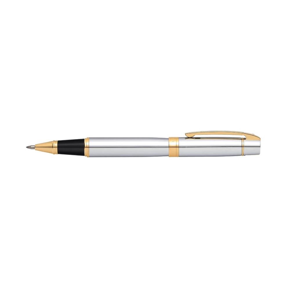 Rollerball pen 300 - Sheaffer - Bright Chrome Gold Trims