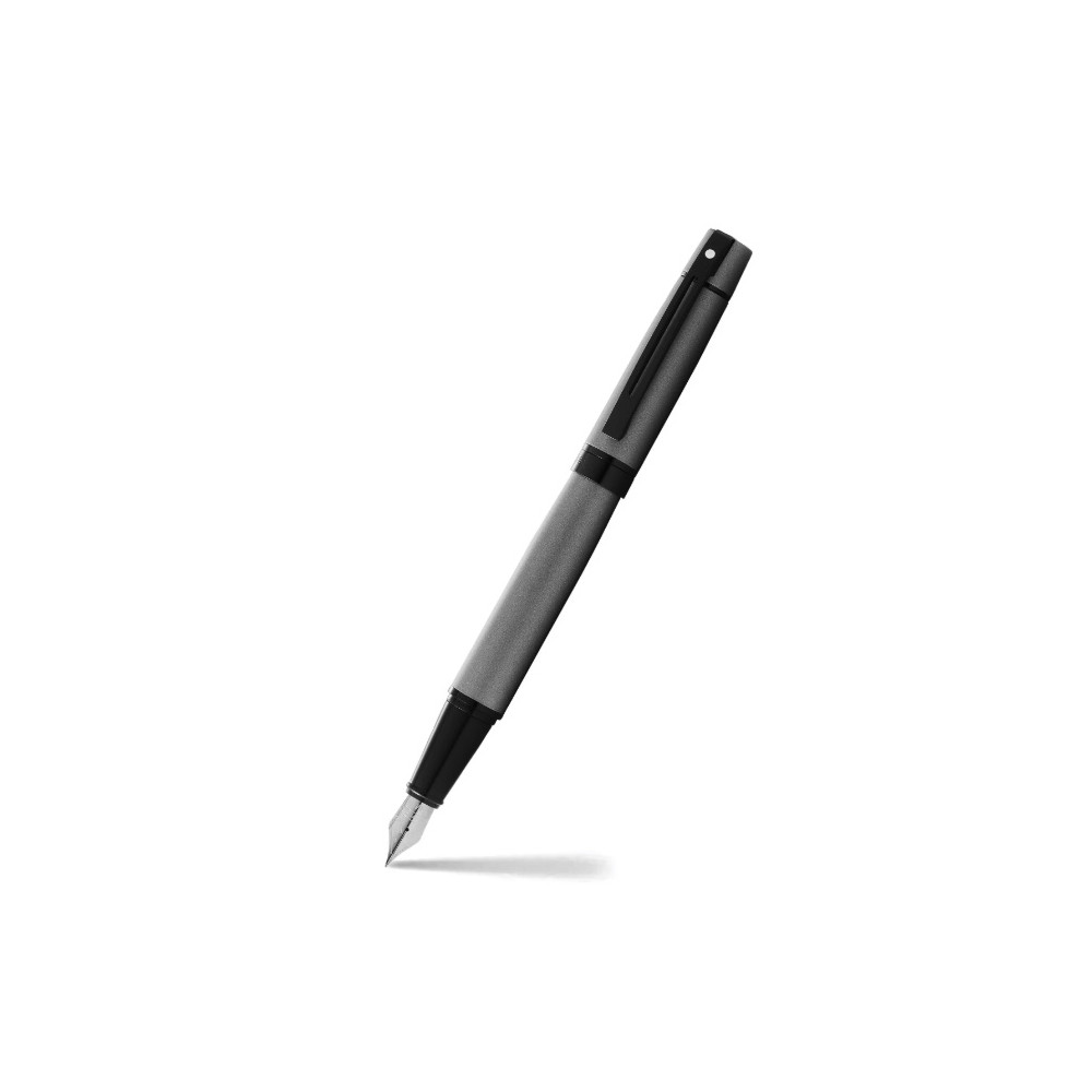 Pióro wieczne 300 - Sheaffer - Matte Gray Black Trim F