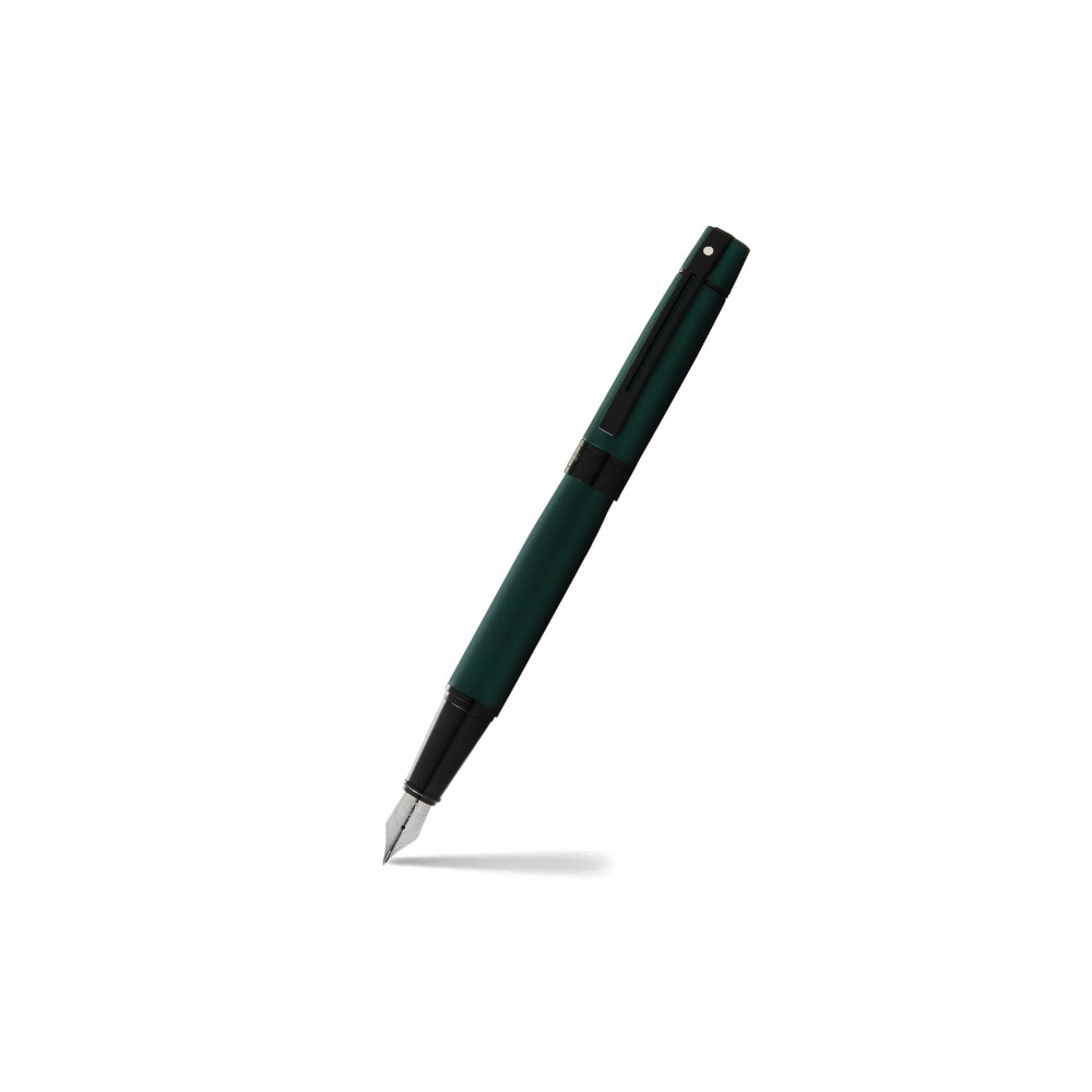 Pióro wieczne 300 - Sheaffer - Matte Green Black Trim F