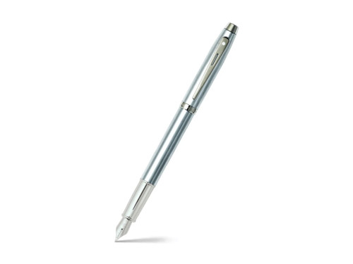 Fountain pen 100 - Sheaffer - Brushed Chrome F