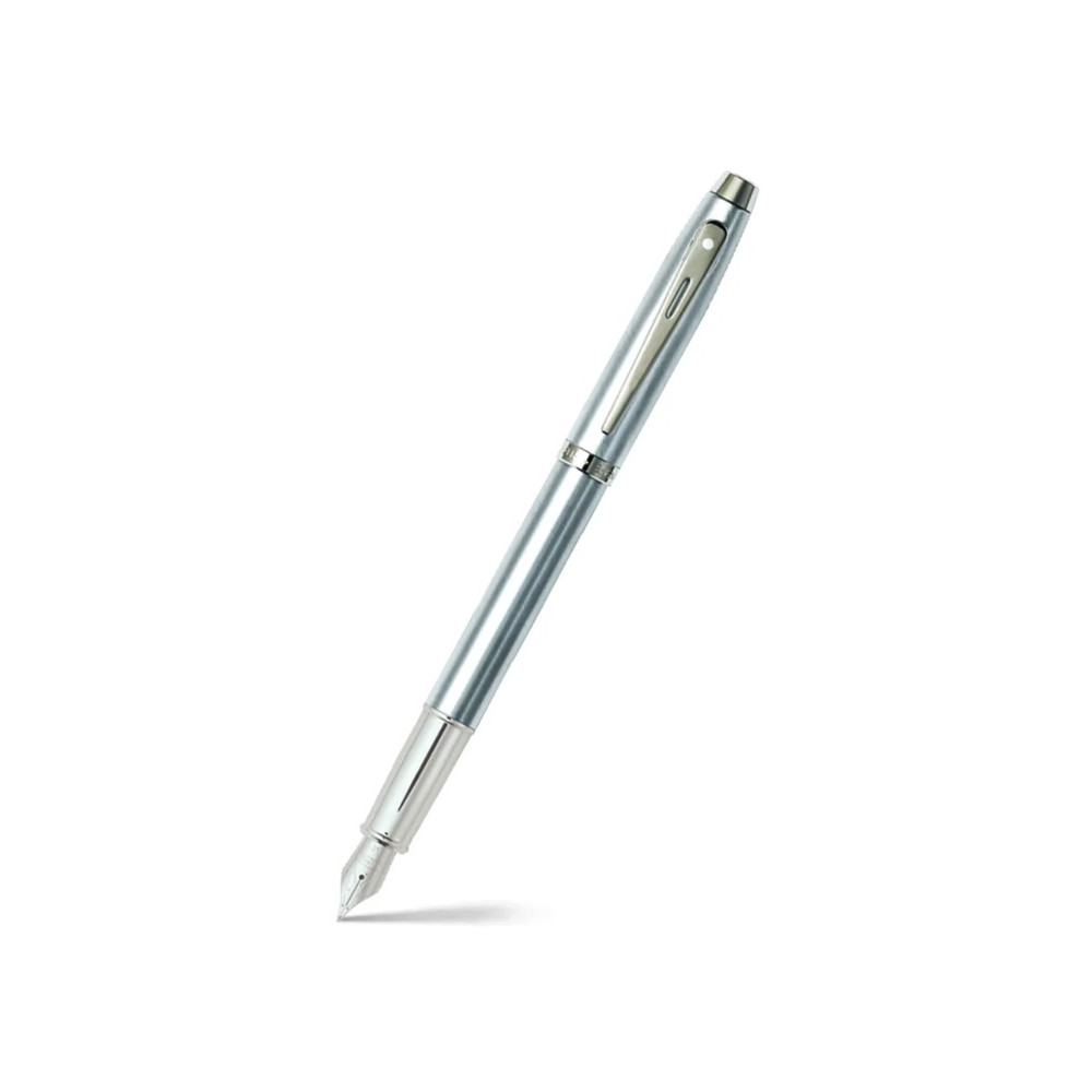 Fountain pen 100 - Sheaffer - Brushed Chrome F