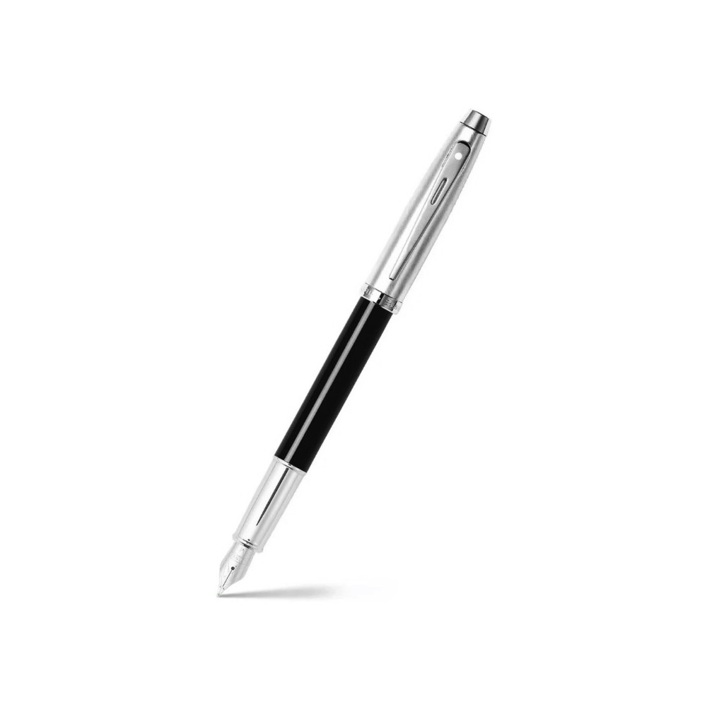 Pióro wieczne 100 - Sheaffer - Black and Chrome M