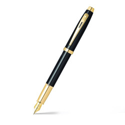Fountain pen 100 - Sheaffer - Black Gold Trims M